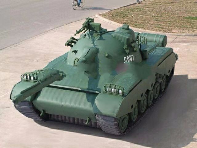 丰宁军用充气坦克车